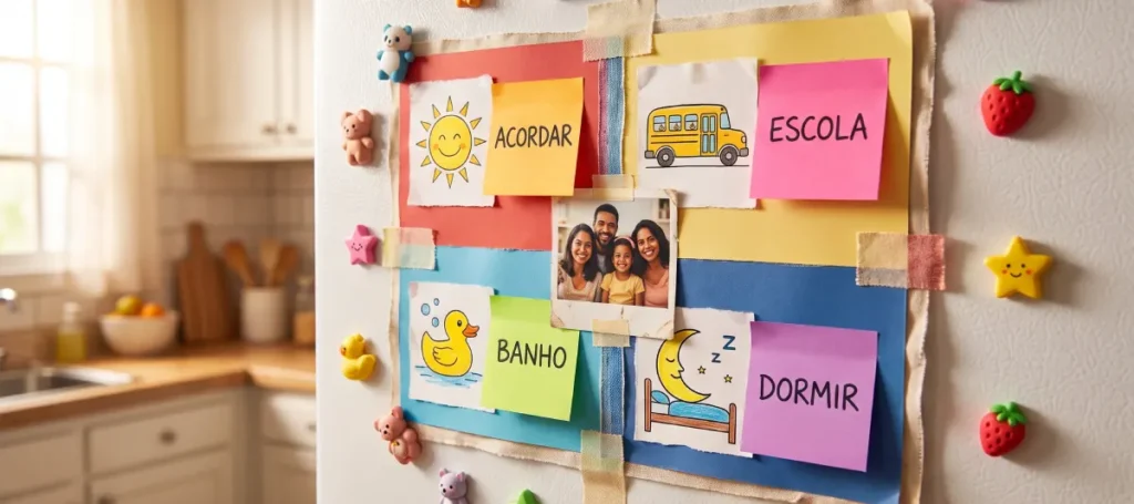 controle visual rotina escolar - rotina escolar pós férias