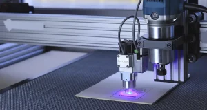máquina de gravação a laser