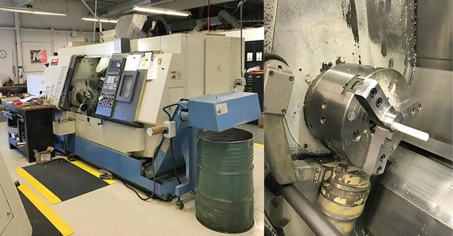 Leia mais sobre o artigo Torno CNC 5 eixos MAZAK Modelo 200SY